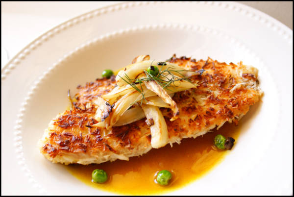 COCONUT CRUSTED TILAPIA