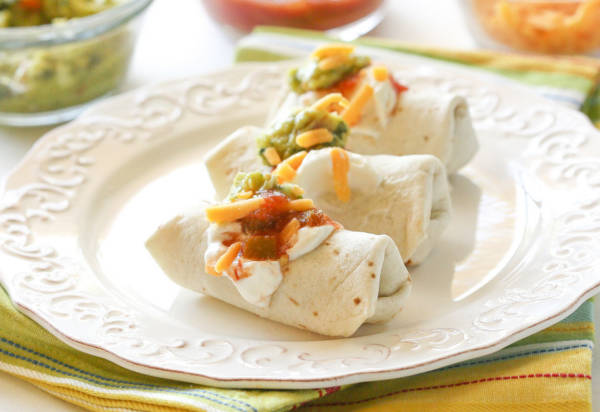 MINI BEEF BEAN & CHEESE BURRITOS