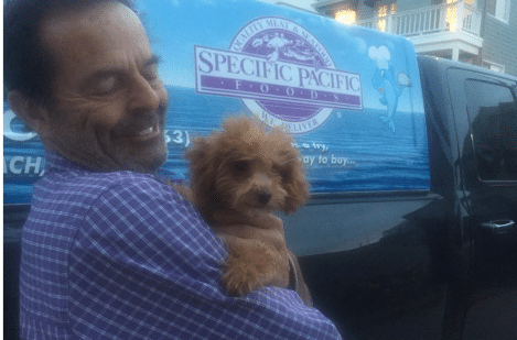 Mark and puppy